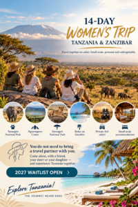 Alleen vertrekken. Samen Tanzania beleven.